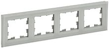 Рамка универсальная IEK Brite РУ-4-2-БрД 4-м. стекло дымчатое картинка